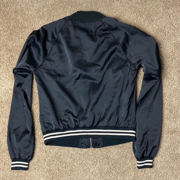 Hollister Black Lightweight Bomber Jacket - Picture 2 of 7
